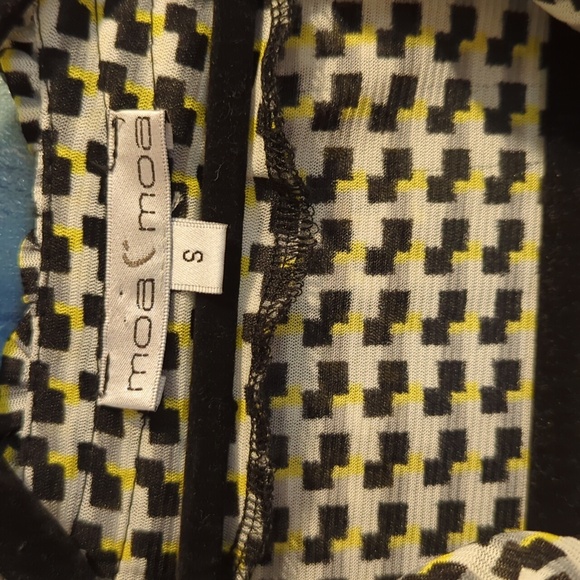 Moa Moa Open Front Ruffle Cardigan with pockets and ruched sleeves small - Picture 3 of 9